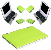 NETBOOK VERDE LCD 7" S.O WIN CE 6.0 WIFI WORD MSN PORTUGUÊS